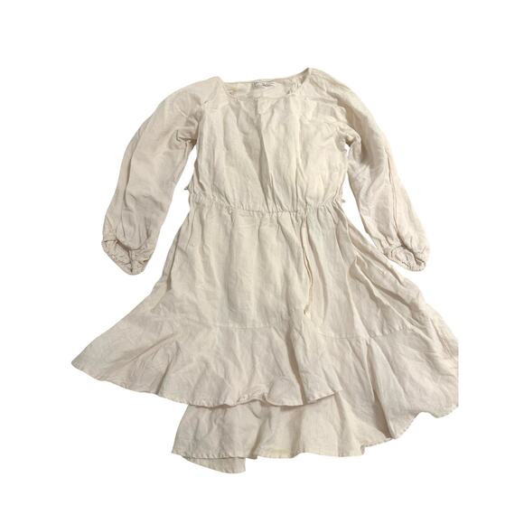 Apiece apart Linen asymmetrical Dress with rope belt 4 - Picture 7 of 7